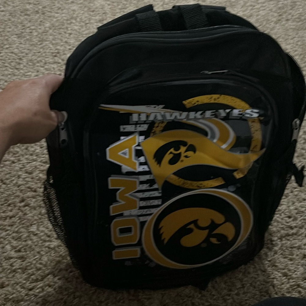 Iowa Hawkeye backpack